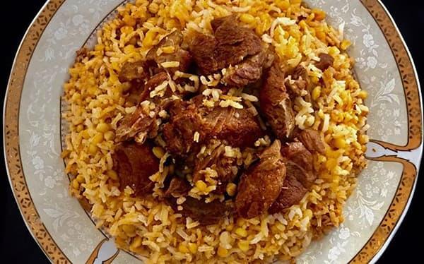 طرز تهیه لپه پلو خوشمزه و مجلسی به روش سنتی کرمانی/طرز تهیه لپه پلو